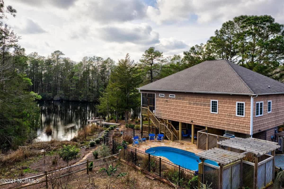 Heated Private Pool, Pond Views, Fishing, Mins To Carolina Beach Wilmington Exterior photo